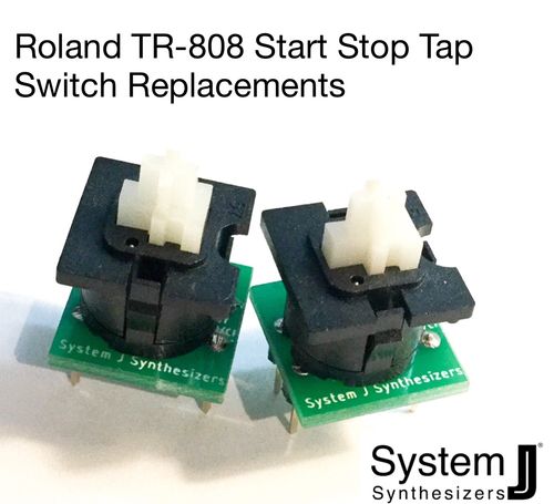 Roland TR-808 Start Stop Tap Switch replacement set