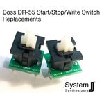 Boss DR-55 Start Stop Write switch replacement set